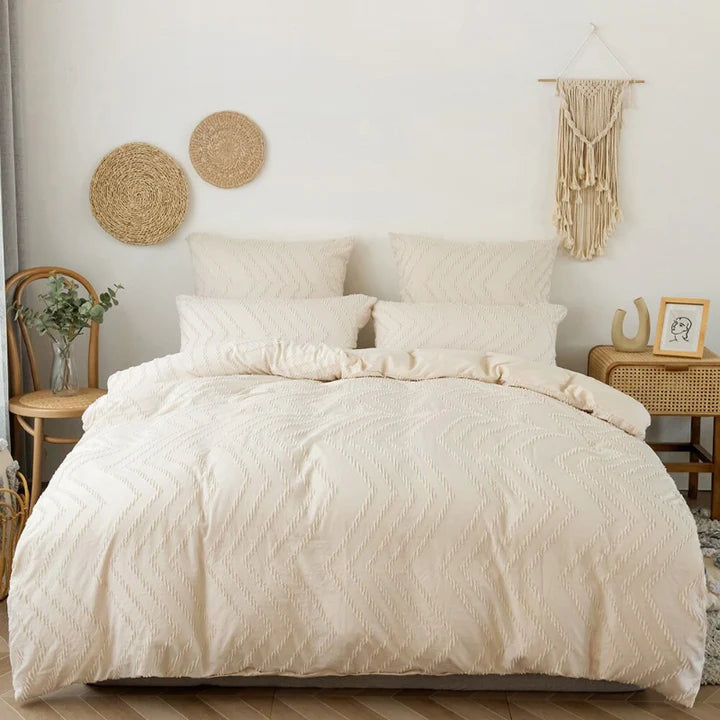 Chevron Jacquard Bedding Set